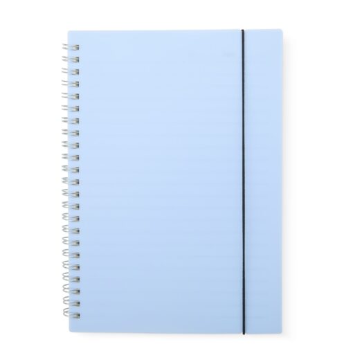 Caderno Personalizado Para Empresas A5 Plástico na cor azul