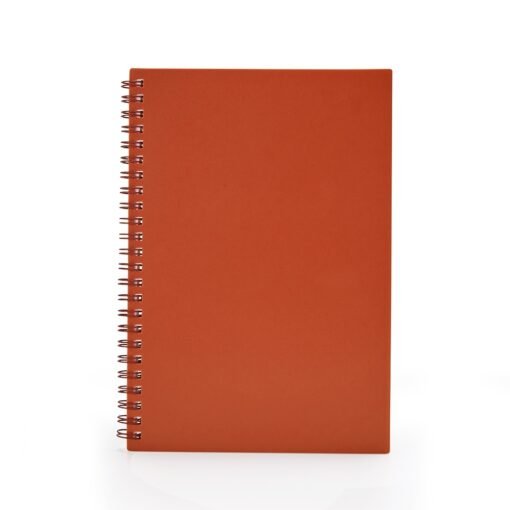 CADERNO A5 PLÁSTICO SPX-05071-VM NA COR VERMELHO