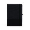 Caderno A5 Poliéster com Personalização | Americana – Preto