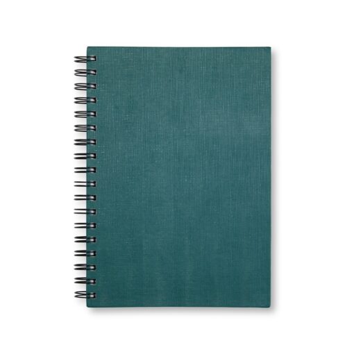 Caderno Com Logo Linho na cor verde