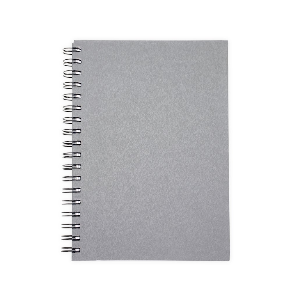 CADERNO CROMATO SPX-14974 NA COR PRATA