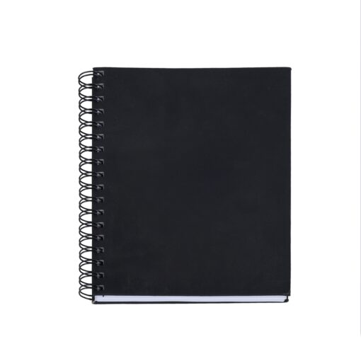 Caderno Promocional Capa Emborrachada na cor preto