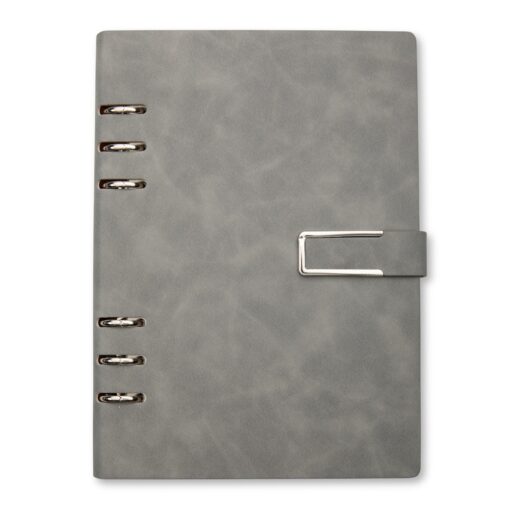 Caderno Personalizado - Cinza SPX-08203-CIN | Brindes Brasil