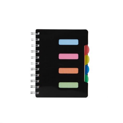 Caderno Com Logo Pequeno na cor preto