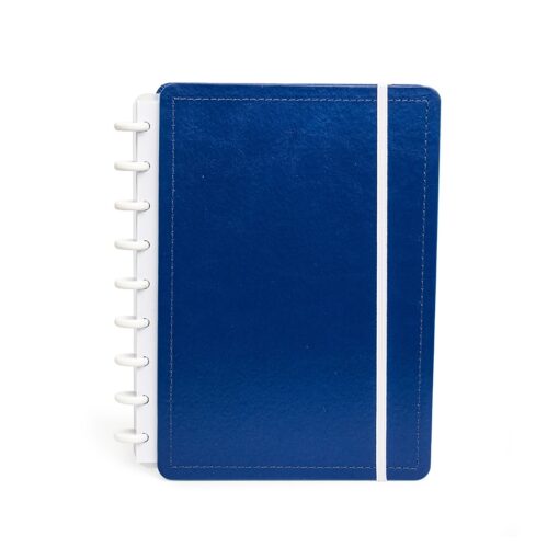 Caderno Para Brindes De Disco Percalux na cor azul