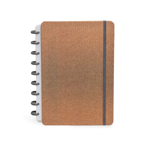 Caderno Personalizado De Disco Percalux na cor kraft