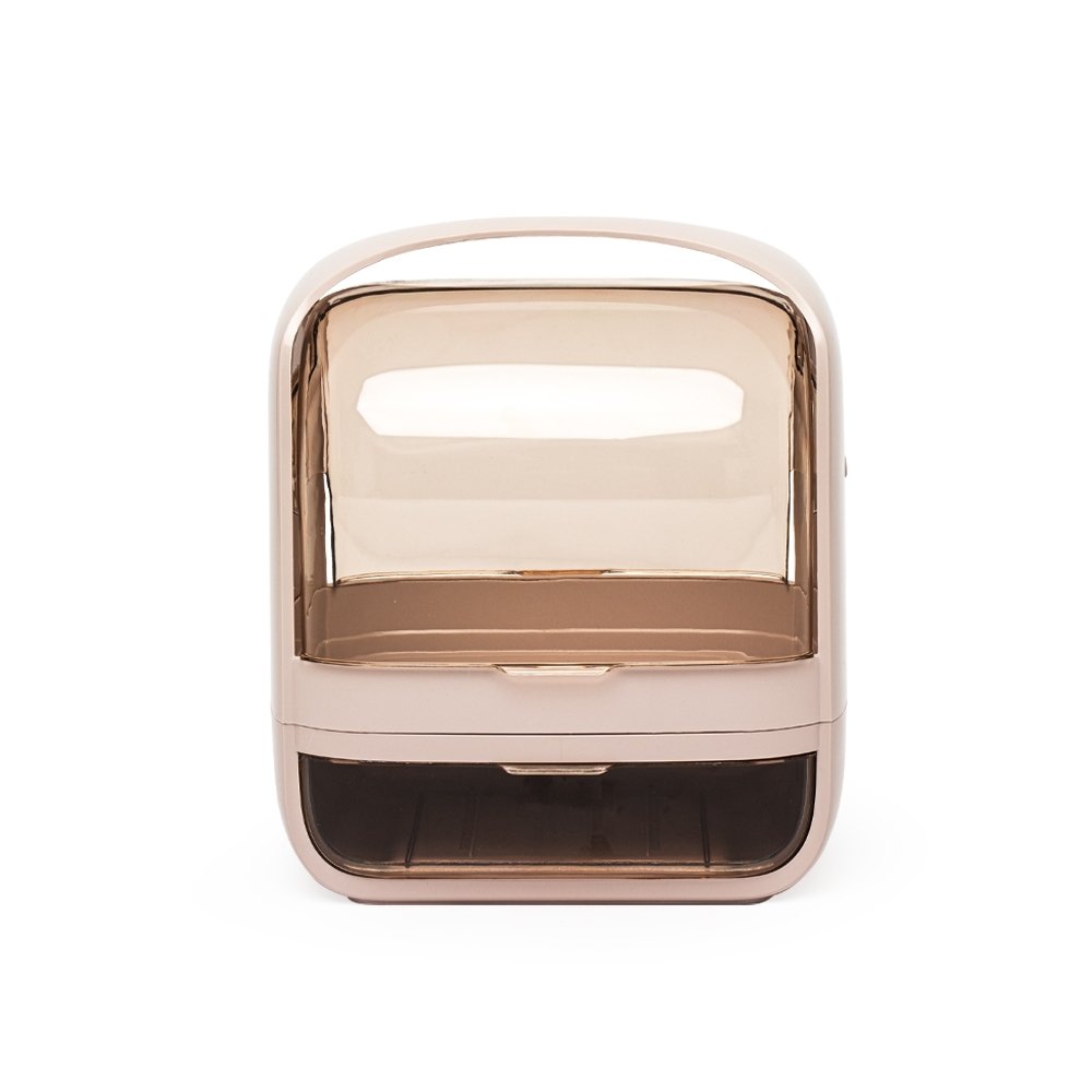 CAIXA ORGANIZADORA DE COSMÉTICOS SPX-08030 NA COR ROSA