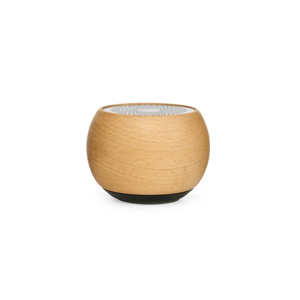 CAIXA DE SOM BLUETOOTH TWS SPX-08004-MAD NA COR MADEIRA