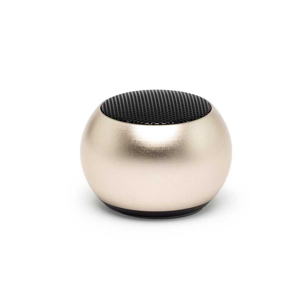 CAIXA DE SOM BLUETOOTH TWS SPX-08002-DOU NA COR DOURADO