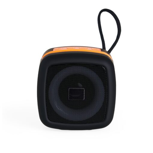 Caixa Personalizada Plástico - Preto/Laranja
