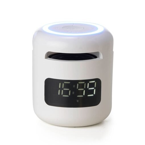 CAIXINHA DE SOM C/ RELOGIO SPX-04064-BCO NA COR BRANCO