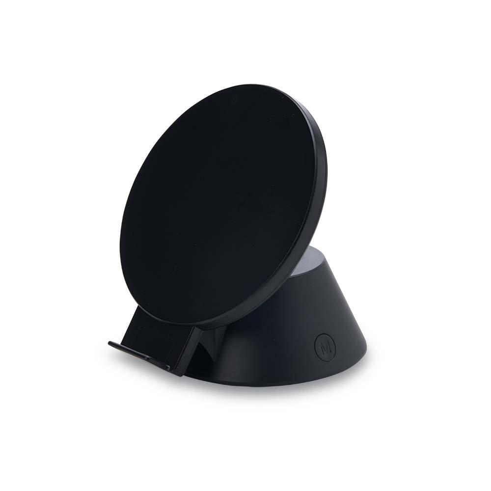 CAIXINHA DE SOM C/ CARREGADOR POR INDUÇÃO SPX-04359 NA COR PRETO