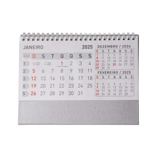 Calendário Personalizado - Prata SPX-14950G-PRA