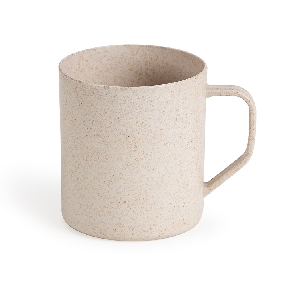 CANECA FIBRA DE ARROZ  SPX-14508 NA COR BEGE