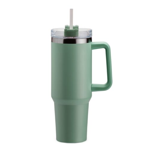 Caneca Personalizada Inox 1,2L - Verde/Inox | Brindes Brasil