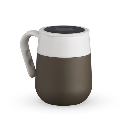 CANECA 500ML C/ TERMÔMETRO SPX-18640-CHU/BCO NA COR CHUMBO