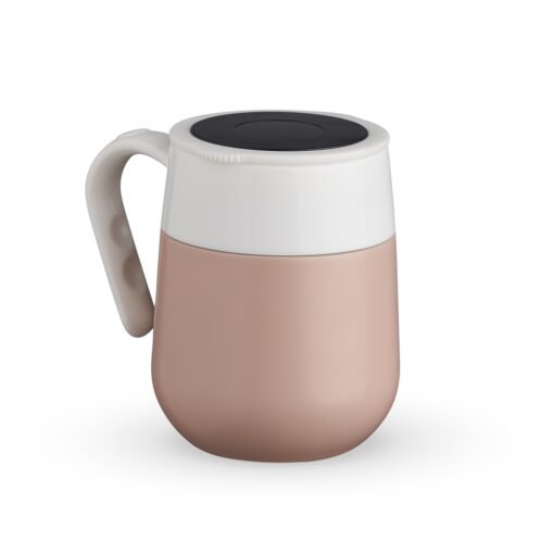 CANECA 500ML C/ TERMÔMETRO SPX-18640-ROS/BCO NA COR ROSA
