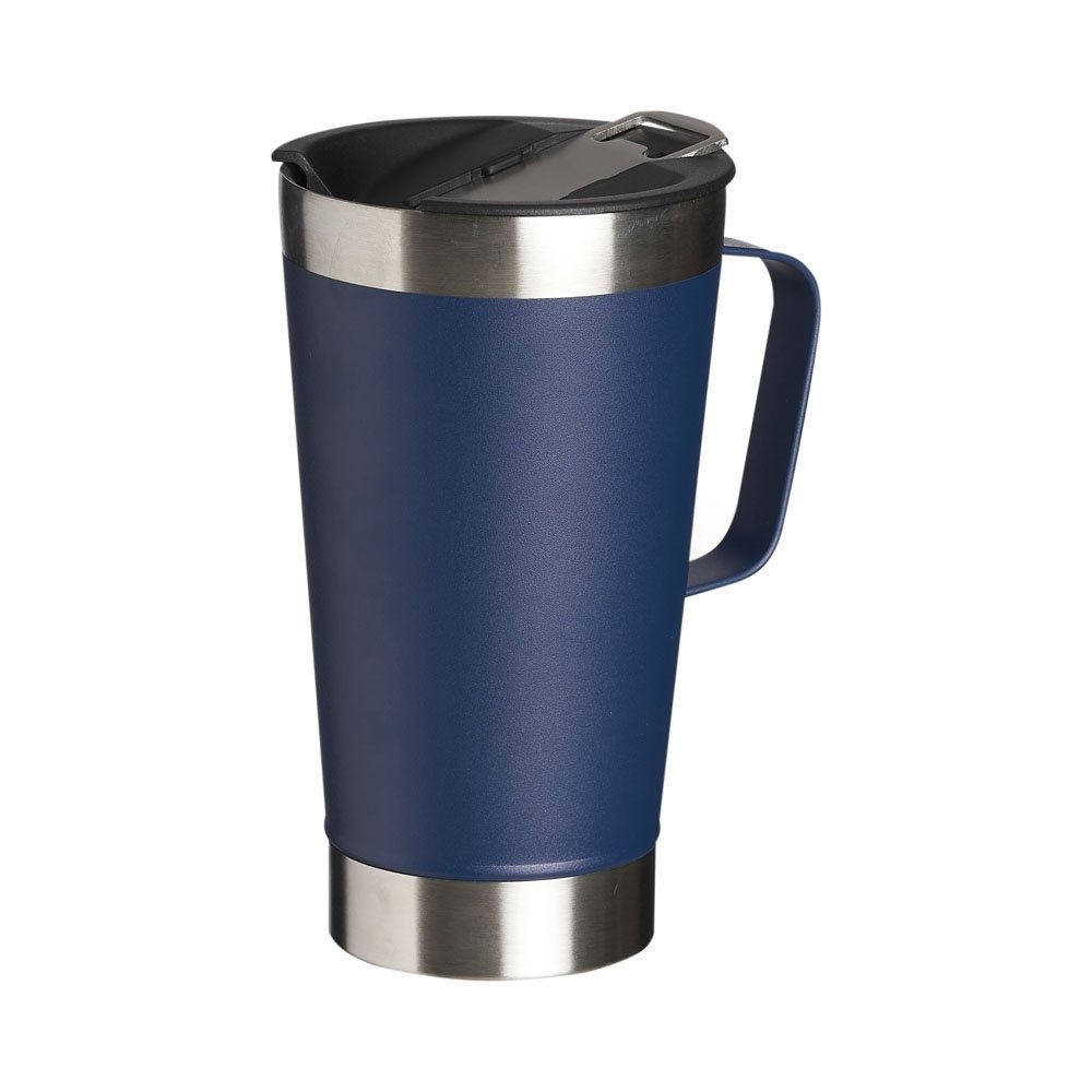 CANECA TÉRMICA 500ML *LISA C/ ABRIDOR SPX-04082L NA COR AZUL