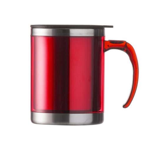 Caneca de Acrílico Personalizada 400ml Vermelha