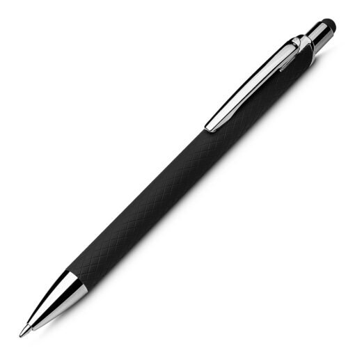 Caneta Para Brindes Alumínio Reciclado na cor preto