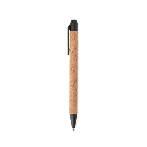 Caneta Personalizada - Bege/Preto | Brindes Brasil