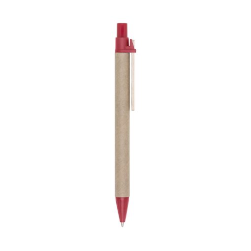 Caneta Personalizada Madeira - Vermelho | Brindes Brasil