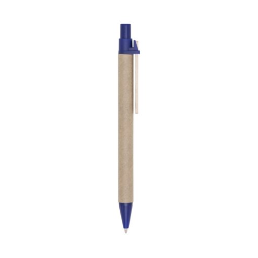 Caneta Personalizada Madeira - Azul | Brindes Brasil