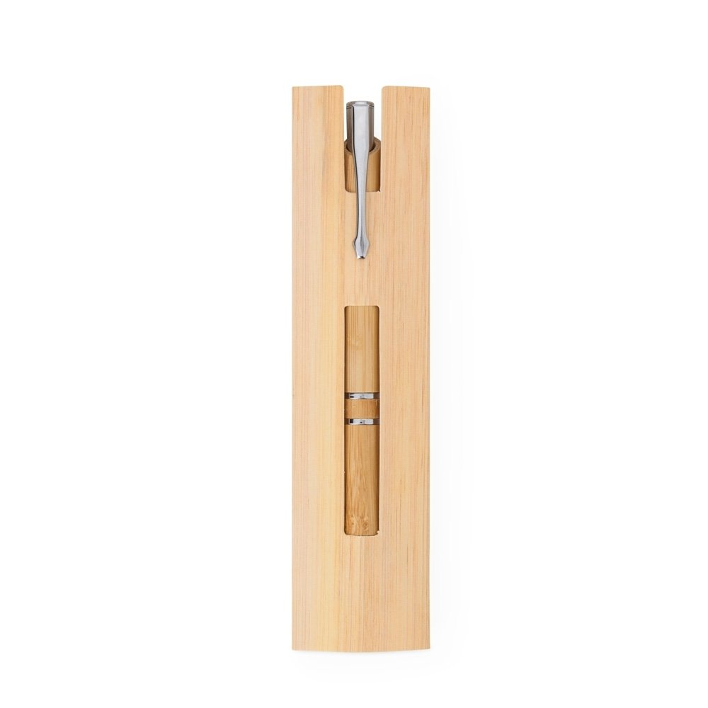 CANETA ECOLÓGICA DE BAMBU SPX-08250 NA COR BAMBU