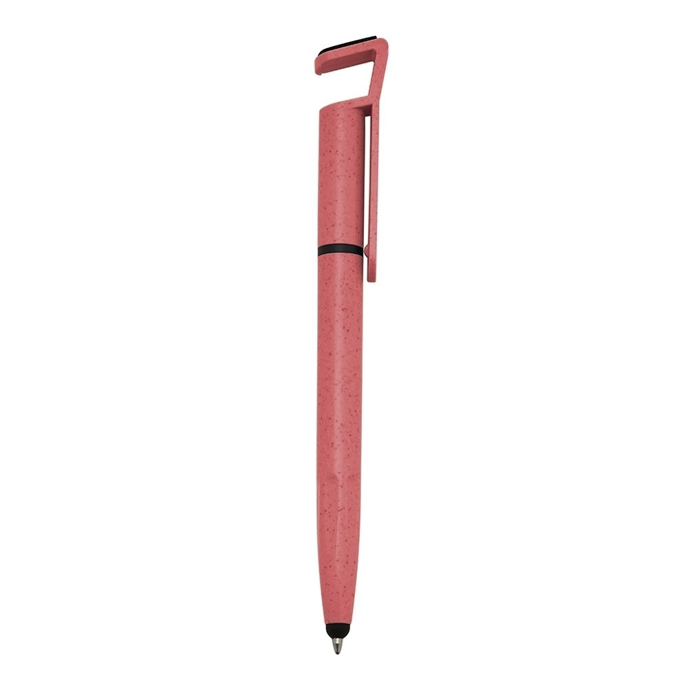 CANETA FIBRA DE BAMBU  SPX-00708T NA COR VERMELHO