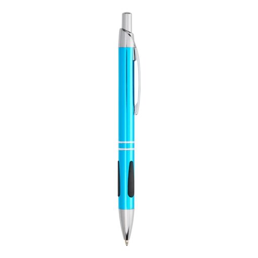 Caneta Com Logo Metal na cor azul