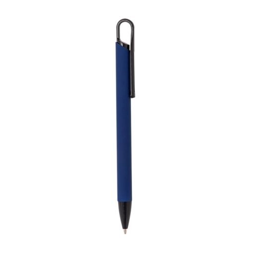 Caneta Personalizada Metálica - Azul/Preto SPX-08044-AZU