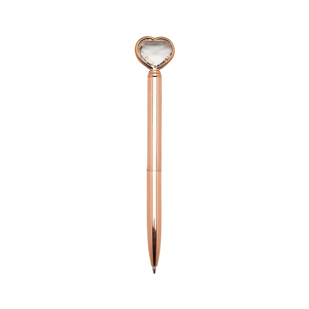 CANETA METAL CORAÇÃO SPX-14656 NA COR COBRE