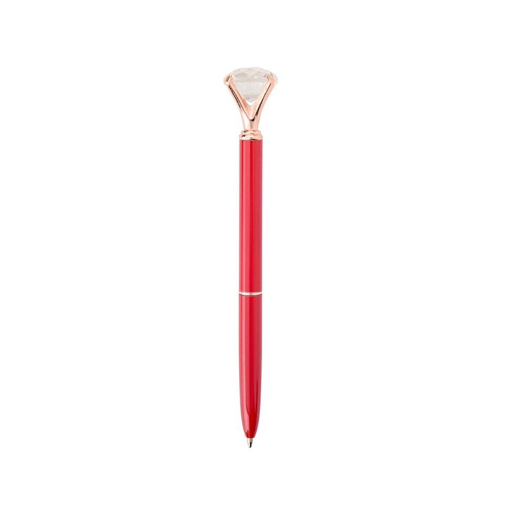 CANETA METAL DIAMANTE SPX-08175 NA COR VERMELHO