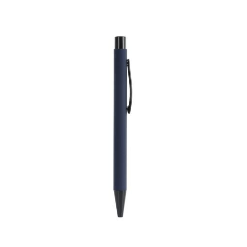 Caneta personalizada metal esferográfica na cor azul
