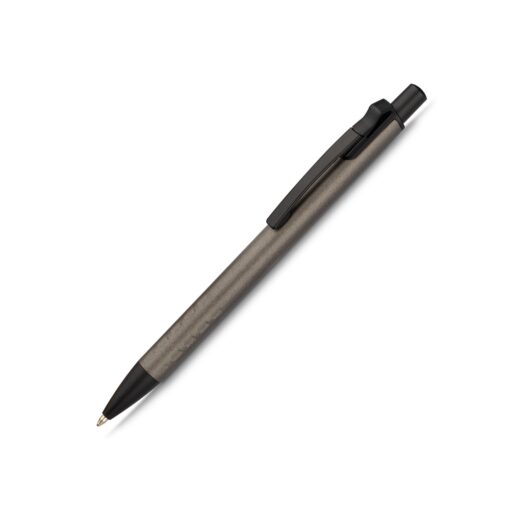 Caneta Promocional Metal - chumbo com detalhes em preto