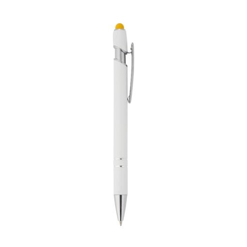 CANETA METAL TOUCH SPX-05000-BCO/AMA NA COR AMARELO