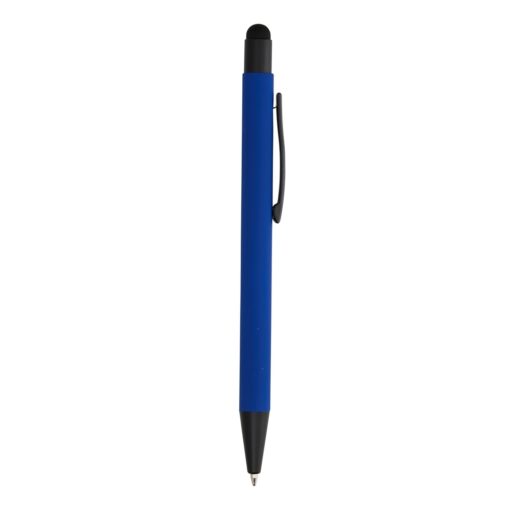 Caneta Personalizada Para Empresas Metal Touch na cor azul