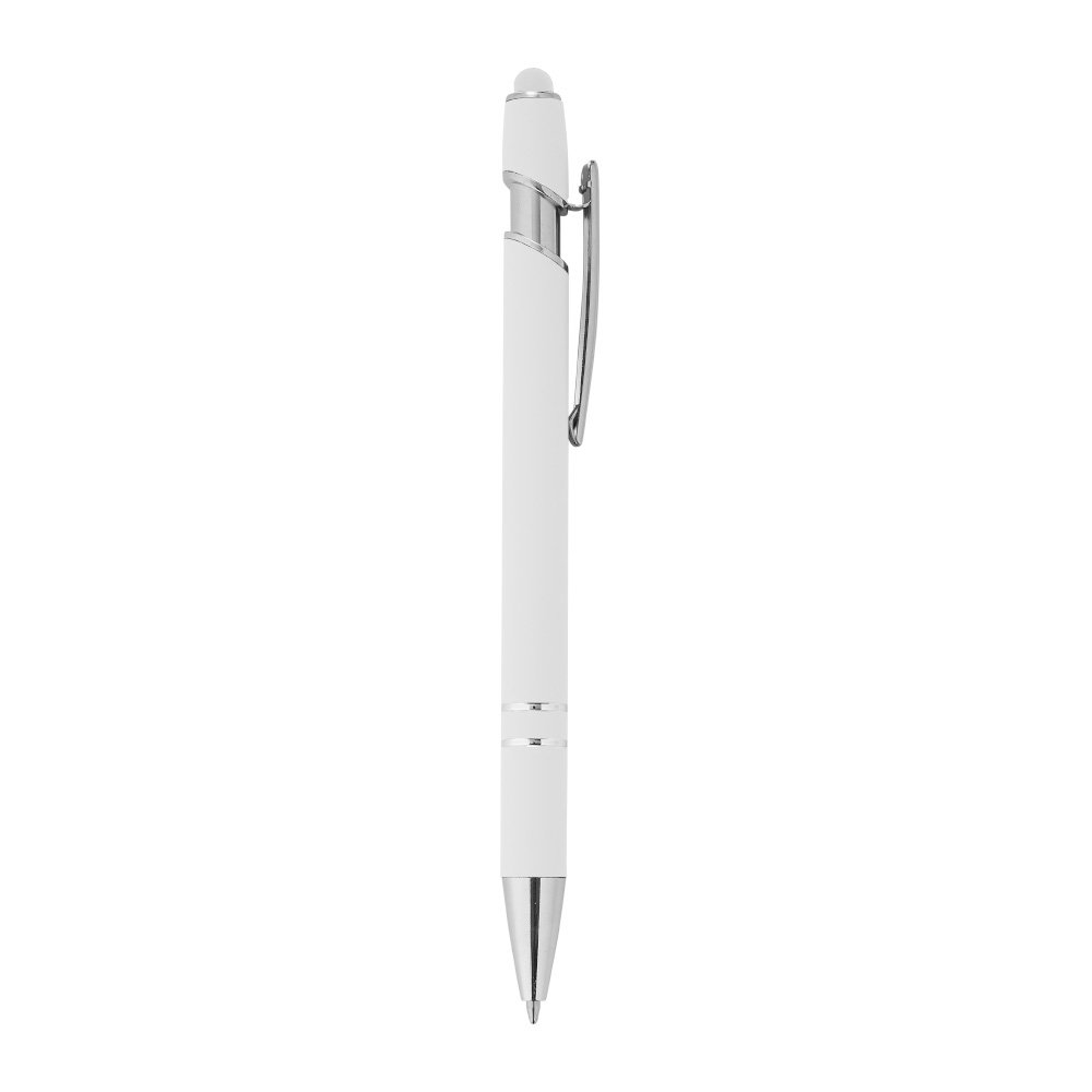 CANETA METAL TOUCH SPX-05015B NA COR BRANCO OU TRANSPARENTE