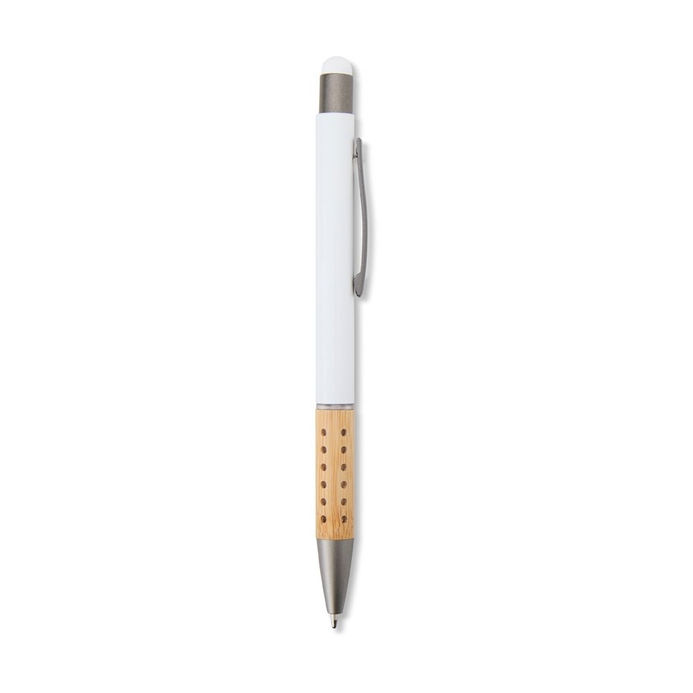 CANETA METAL TOUCH SPX-08132 NA COR BRANCO