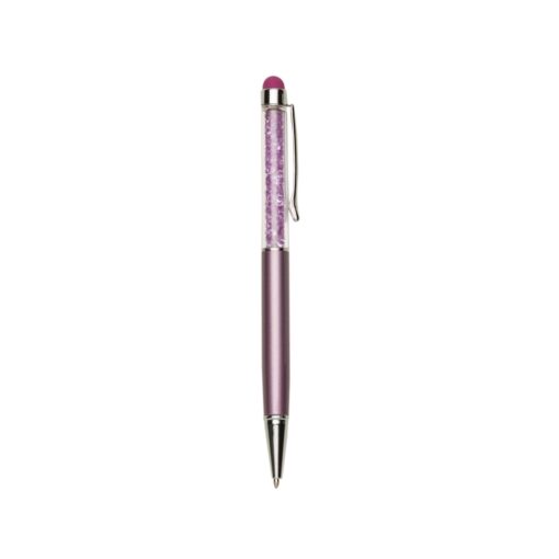 Caneta Personalizada Metal Touch na cor roxo