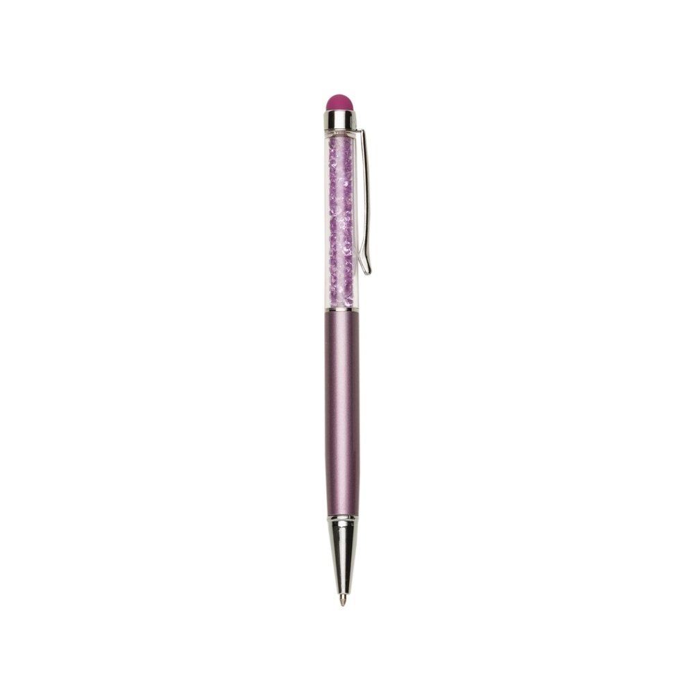 CANETA METAL TOUCH SWAROVSKI SPX-13311 NA COR ROXO