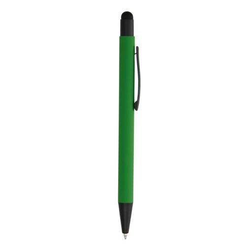 Caneta Para Brindes Metal Touch na cor verde