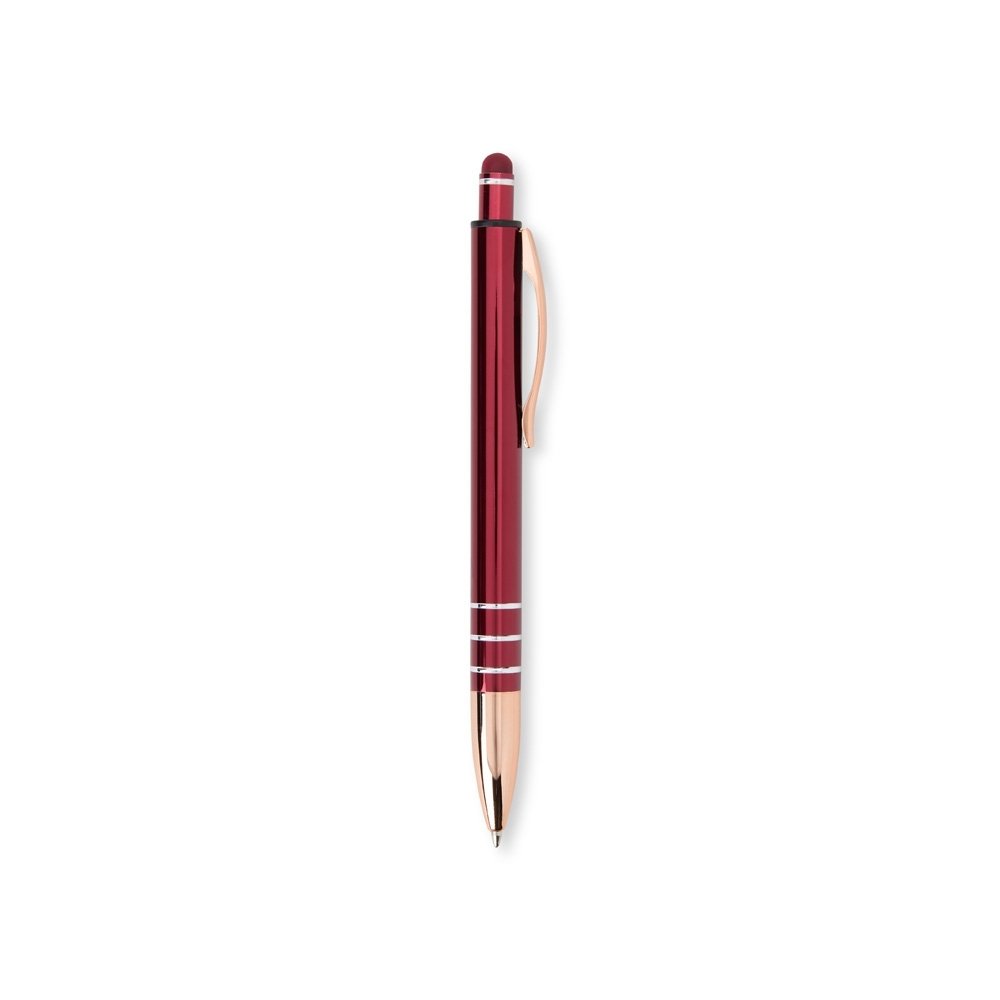 CANETA METAL C/ TOUCH SPX-06087C NA COR VERMELHO