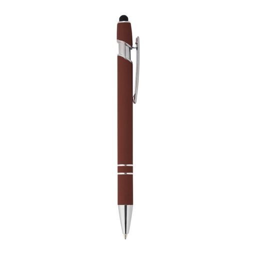 CANETA METAL TOUCH SPX-05015-VIN/PRA NA COR VERMELHO