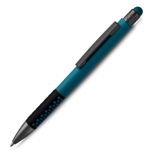 Caneta Personalizada Metal na cor azul