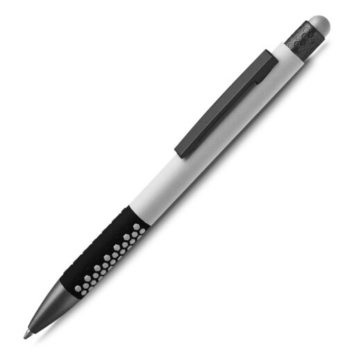 Caneta Personalizada Metal na cor branco
