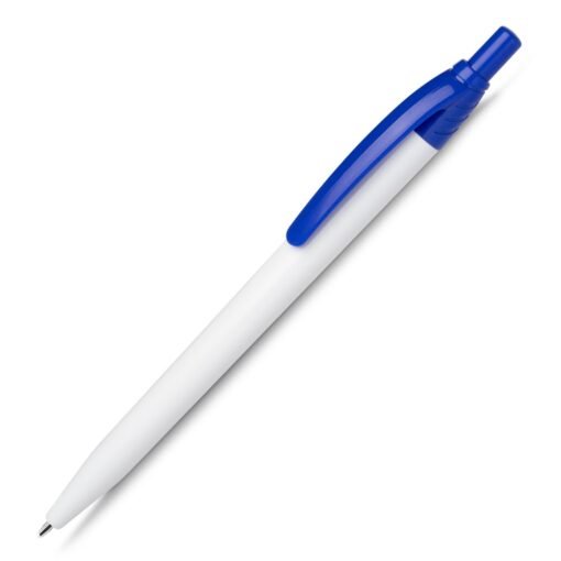 Caneta Personalizada Plástica - Branco/Azul SPX-14955-BCO/AZU