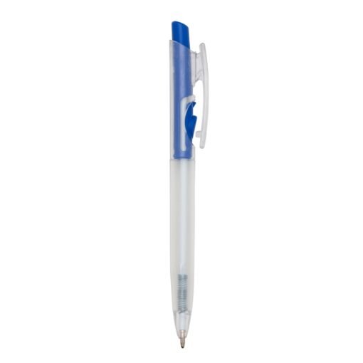 CANETA PLÁSTICA TRANSLUCIDA SPX-01097A-TRA/AZU NA COR AZUL