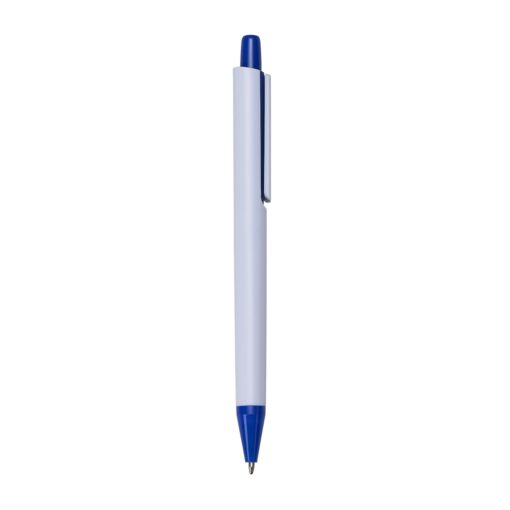 Caneta Personalizada Plástica - Azul/Branco SPX-18522-BCO/AZU
