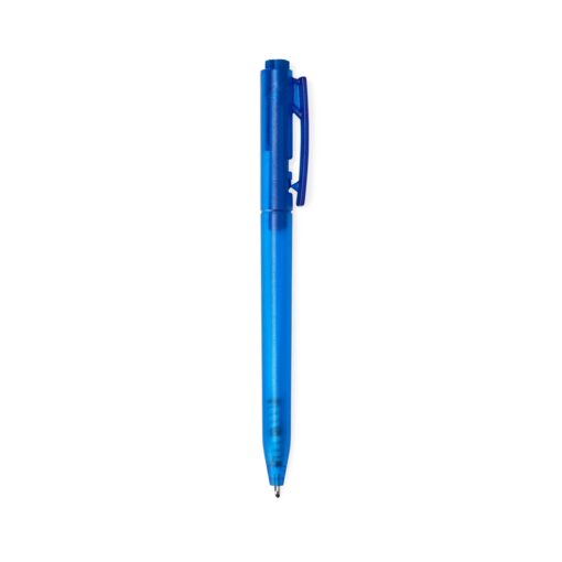 Caneta Promocional Plástica na cor azul